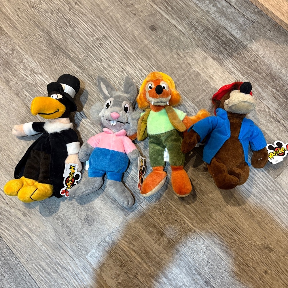 VINTAGE NWT Splash Mountain Brer Bean Bag Stuffed Animals